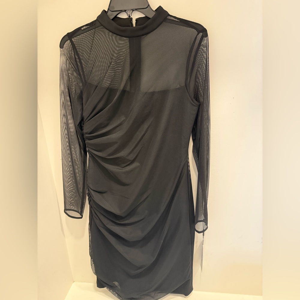 Calvin Klein Black Mesh Dress